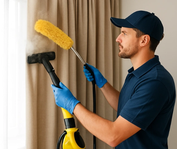 Trusted blind cleaning technician Matty Curtain Cleaning wheelers-hill-vic QLD