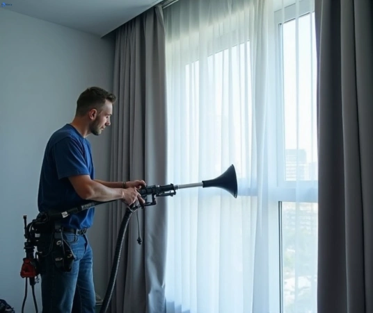 Professional commercial curtain cleaning process equipment Matty Curtain Cleaning wheelers-hill-vic