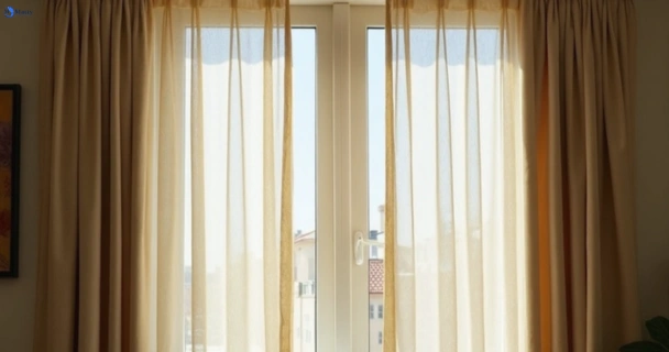 Dull dusty drapes in wheelers-hill-vic before professional cleaning